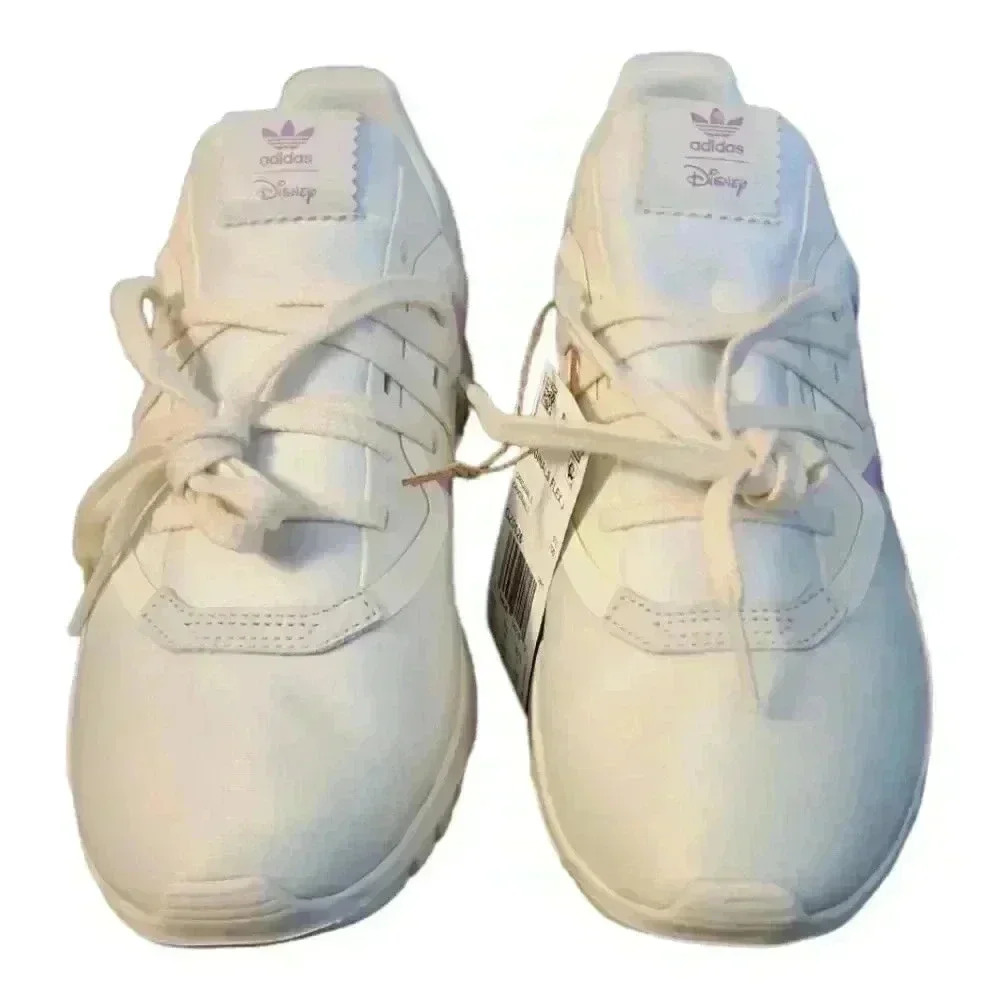 Adidas Originals Flex J Disney The Little Mermaid White Womens Sneakers Size 6 - Picture 2 of 11